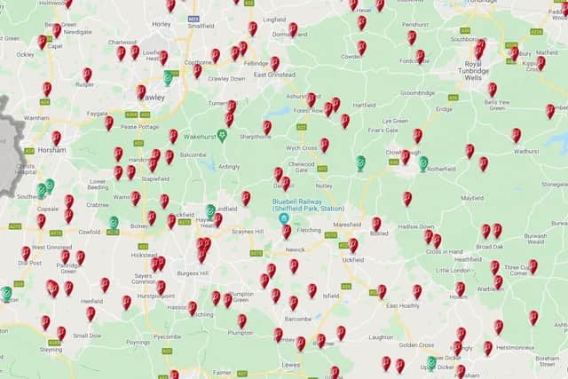 There have been many power cuts reported across the whole of Sussex. Picture: UK Power Networks.