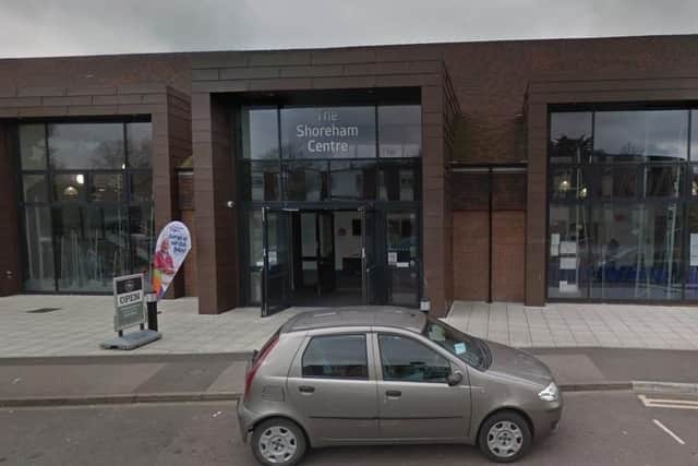 The Shoreham Centre will reopen as usual tomorrow after closing today due to a power cut. Photo: Google Street View