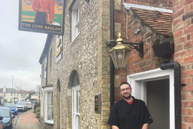 Highly-rated chef James Tuckey at The Lord Raglan in Emsworth. Picture by Carl Eldridge SUS-220221-160003003