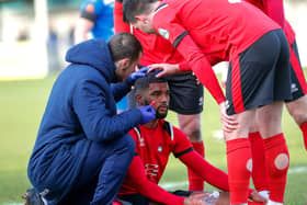 Eastbourne Borough were in the wars at Chippenham / Picture: Lydia Redman