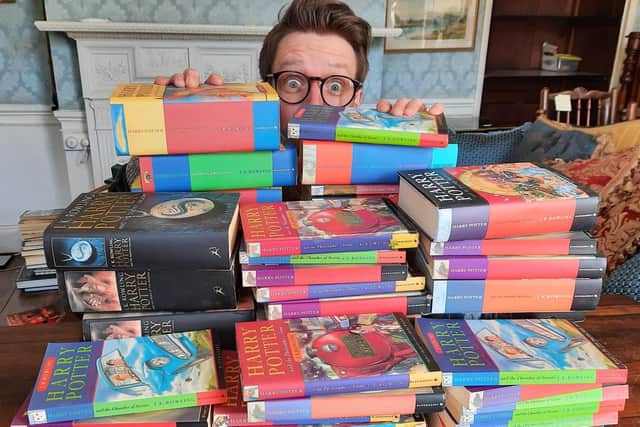 Jim Spencer has gained a global reputation for Harry Potter books finds and has assessed countless books. Photo: Hansons Auctioneers