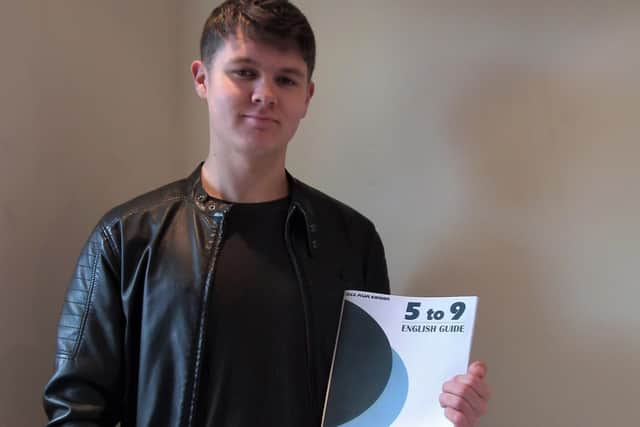 Entrepreneurial Horsham teen Josh Lea-Clayton has created his own GCSE English revision guides to help students achieve greater academic success