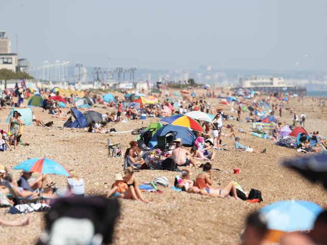 Worthing beach. Picture: Eddie Mitchell