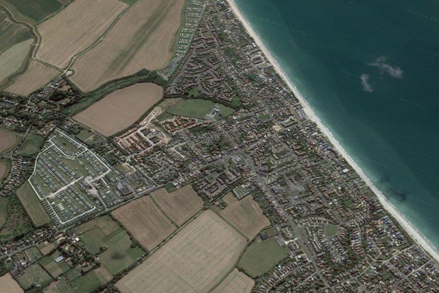 Aerial shot of East Wittering & Bracklesham (Credit: Google Earth) SUS-210416-133858001