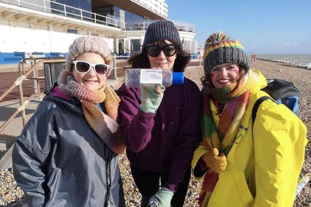 The Hastings & St Leonards Clean Water Action Group carried out their first test at the beach near Azur in St Leonards - the most popular bathing spot in the Hastings area - on February 14.