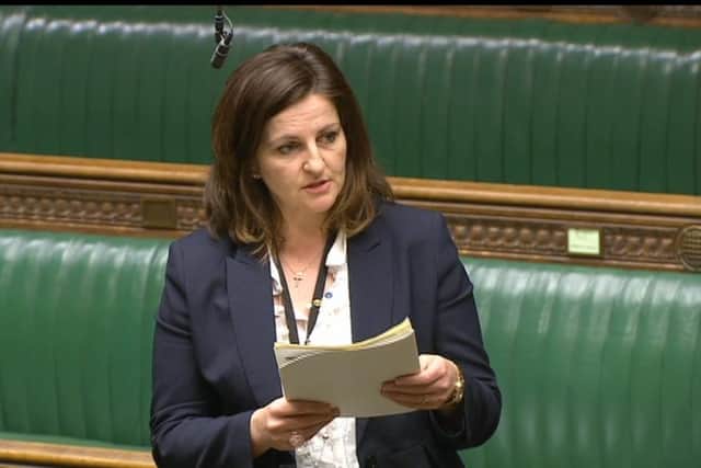 Eastbourne MP Caroline Ansell speaking in Parliament SUS-160709-094144001