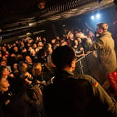 Yard Act’s performance at Patterns nightclub on Friday, February 18, had the scent of a band rocketing towards the pinnacle of Britain’s alternative music scene.