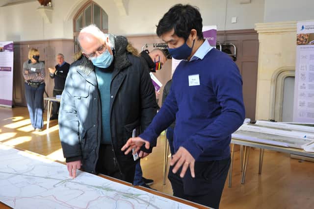 National Highways' final consultation event was held in Arundel on Thursday (December 24). Photo: Steve Robards