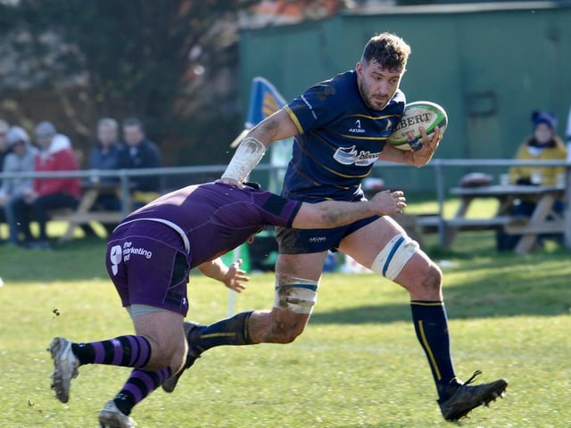 Action from Worthing Raiders' 35-19 win over Leicester in rugby's National two south at Roundstone Lane / Pictures: Stephen Goodger