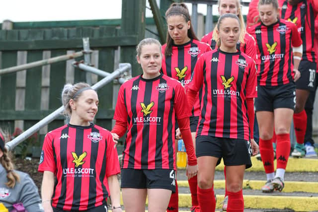 Lewes Women couldn't salvage a point away to Blackburn / Picture: James Boyes