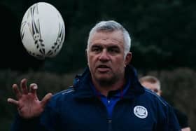 Matt Ratana was head coach at East Grinstead RFC - and his vision for the club is now turning into a reality / Picture: Rumsey Films