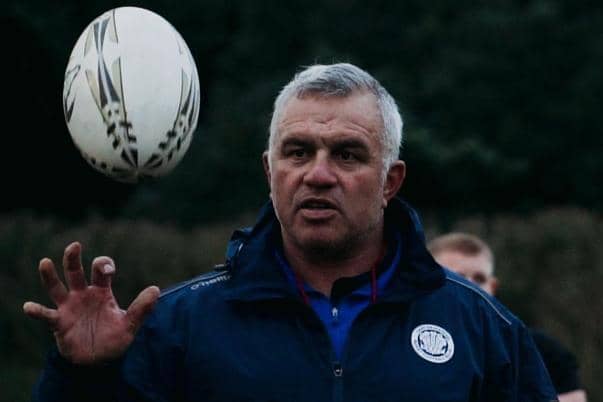 Matt Ratana was head coach at East Grinstead RFC - and his vision for the club is now turning into a reality / Picture: Rumsey Films