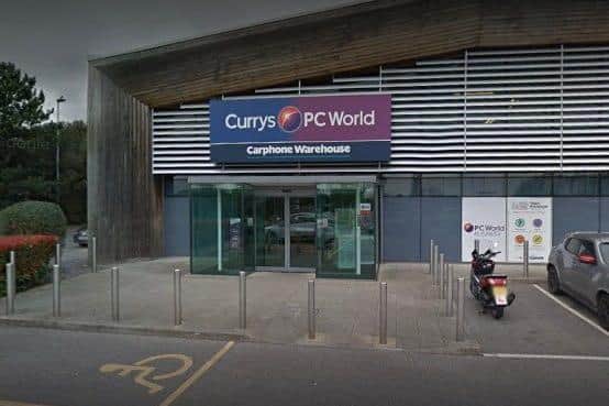 Currys' store in Lyons Farm, Worthing. Photo: Google Street View