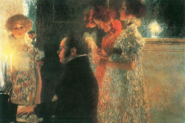 Schubert at the piano - Schubert-Klimt