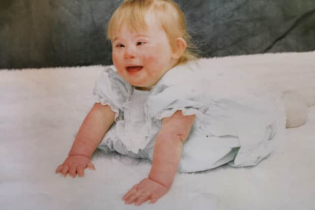 Debbie Leitch as a baby. Picture from Tom Leitch SUS-220103-141809001