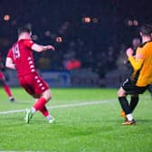Jasper Pattenden put Worthing ahead in their Sussex Senior Cup semi-final / Picture: Worthing FC