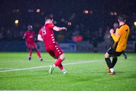 Jasper Pattenden put Worthing ahead in their Sussex Senior Cup semi-final / Picture: Worthing FC