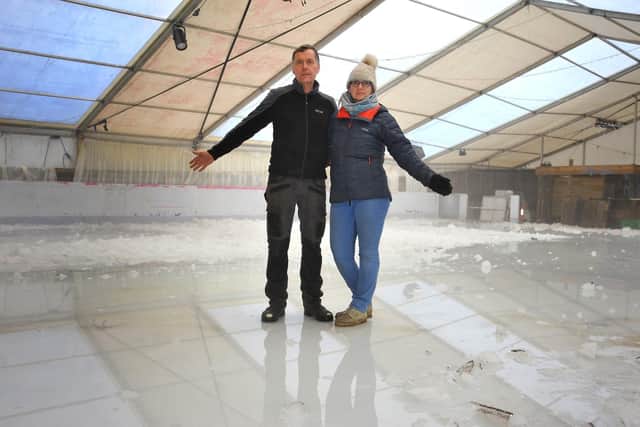 The ice rink owners now fears losing the business, which has been built into something ‘really unique’. Photo: Steve Robards