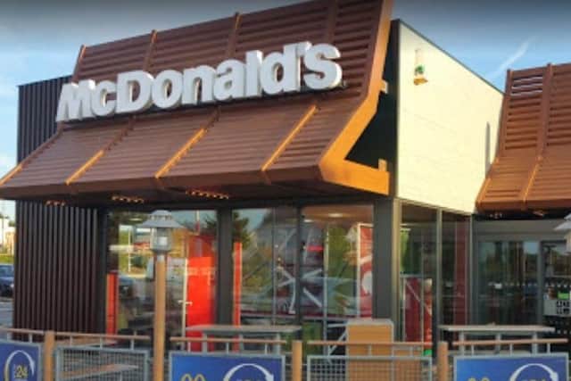 McDonald's in Polegate. Photo from Google Maps. SUS-220203-100542001