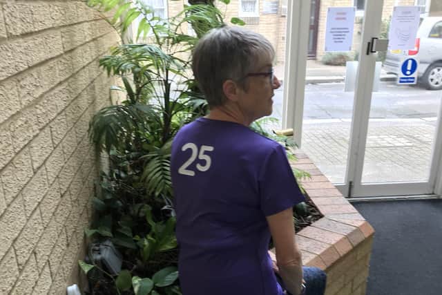 Maureen Normanton finished her 25th parkrun just before her 76th birthday
