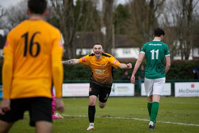 Three Bridges have won Isthmian South East's Performance of the Month for February after hammering promotion-chasing Ashford United. Picture by Eva Gilbert