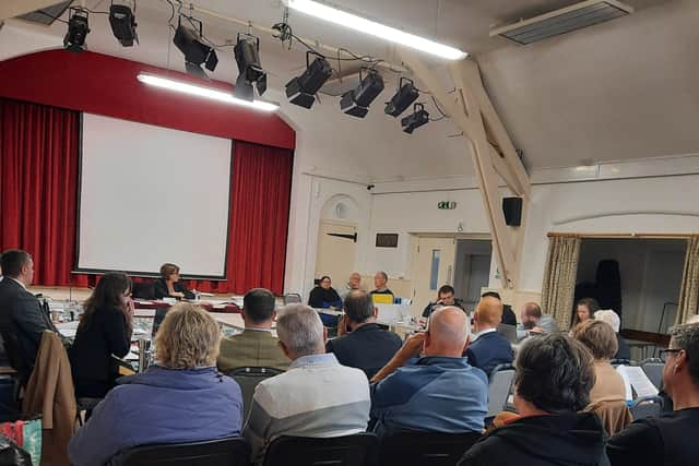 Over 150 people packed the West Wittering Memorial Hall on March 1 for the Church Road, West Wittering Planning Appeal. SUS-220203-144131001