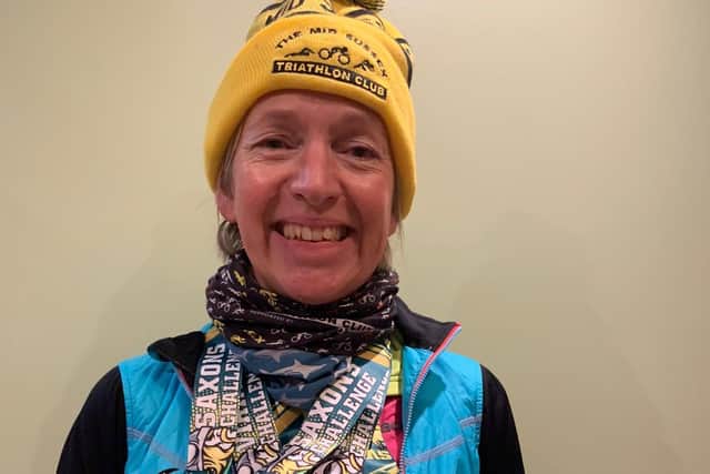 Helen Graham did three marathons in three days