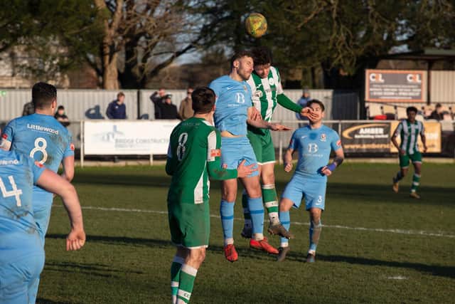 City and Hastings go head to head / Picture: Neil Holmes