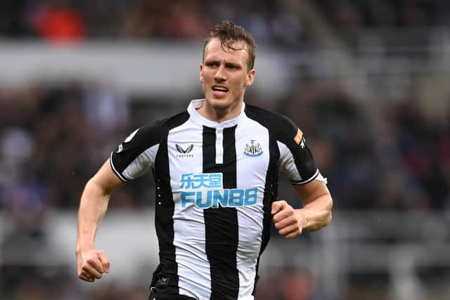 Newcastle United head coach Eddie Howe hailed the impact of January singing Dan Burn following his £13million move from Brighton & Hove Albion on transfer deadline day. Picture by Stu Forster/Getty Images