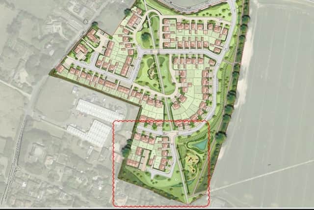 Plans for 15 more homes south of Ford Lane and east of North End Road, Yapton