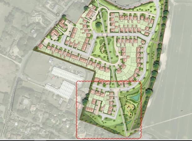 Plans for 15 more homes south of Ford Lane and east of North End Road, Yapton