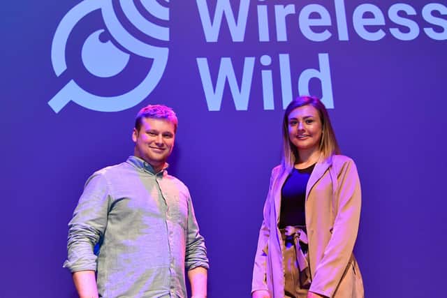 Pitch for the Planet winners Samuel Gandy and Victoria Yates