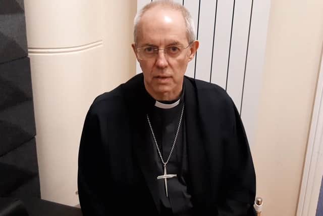 The Most Revd Justin Welby, the Archbishop of Canterbury, speaks to the West Sussex County Times. Picture: Lawrence Smith.