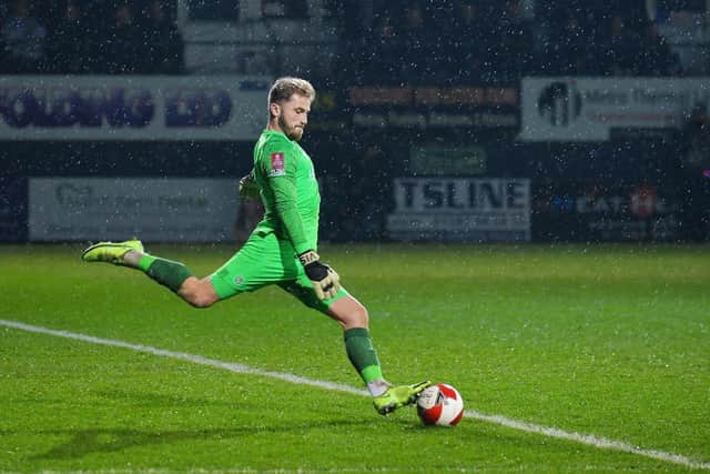 Harry Isted impressed when he was thrust into Luton's FA Cup tie against Chelsea
