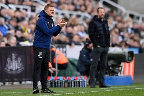 Eddie Howe's Newcastle United battled to a narrow 2-1 victory against Brighton at St James' Park