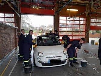 Firefighters at the Uckfield charity car wash SUS-220603-171257001