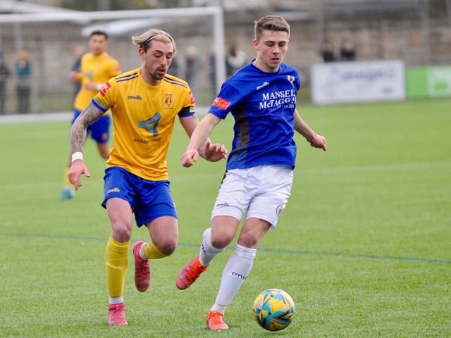 Action and goal celebrations from Lancing's 2-1 win at home to Burgess Hill Town in the Isthmian south east division / Pictures: Stephen Goodger