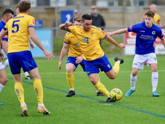 Action and goal celebrations from Lancing's 2-1 win at home to Burgess Hill Town in the Isthmian south east division / Pictures: Stephen Goodger