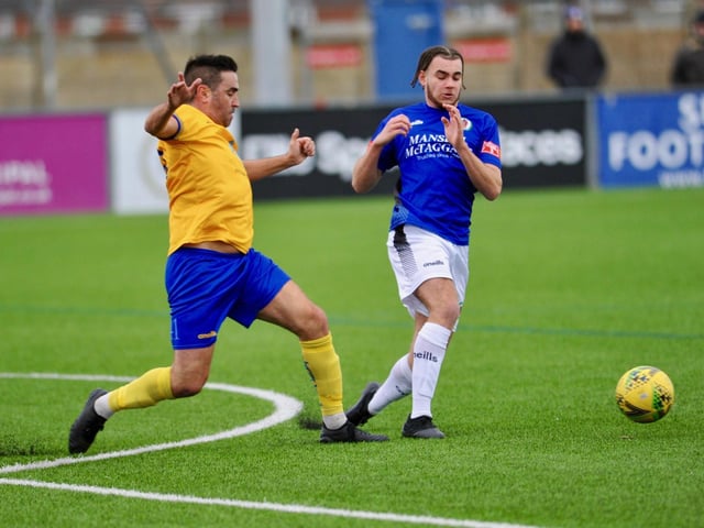 Action and goal celebrations from Lancing's 2-1 win at home to Burgess Hill Town in the Isthmian south east division / Pictures: Stephen Goodger