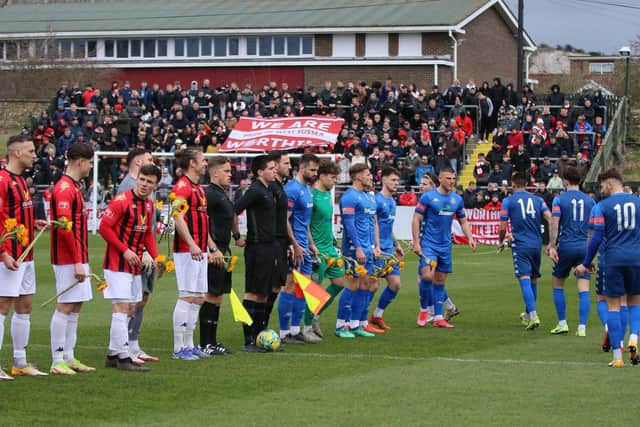 Lewes and Worthing played in front of a 2,347 crowd at The Dripping Pan / Picture: James Boyes