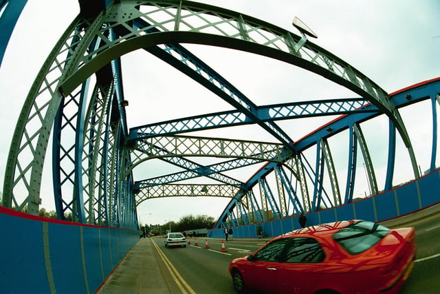 Crescent Bridge from an unusual angle.