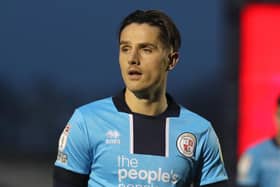 Crawley Town forward Tom Nichols has been nominated for the PFA Vertu Motors Fans Player of the Month award for February. Picture by Pete Norton/Getty Images