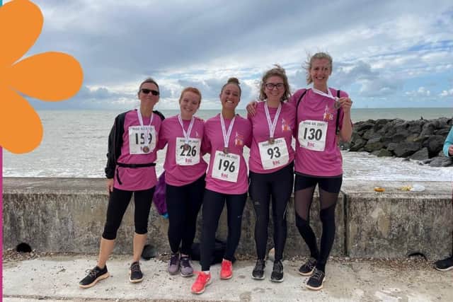 A photo from one of the 8k undercliff fundraising runs held for RISE