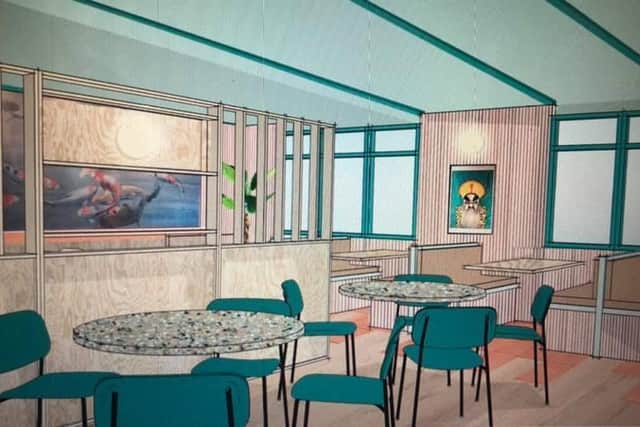 An artists impression of the restaurant's interior