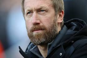 Brighton and Hove Albion head coach Graham Potter has been linked with the position at Manchester United