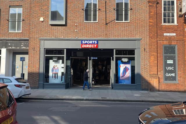 Sports Direct in East Street