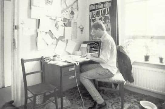 Andy Winter hard at work in days gone by...