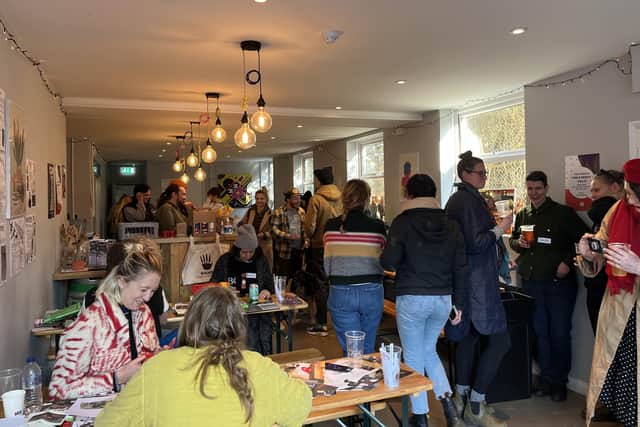 An International Women's Day event was held at Hand Brew Co in Worthing to celebrate women in the beer industry