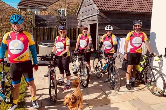 WellerFest's cyclists. Picture: Brain Tumour Research.
