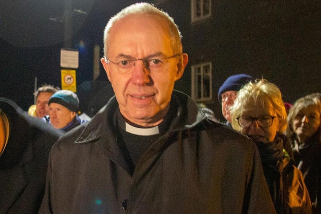 The Archbishop of Canterbury encouraged the UK to allow refugees from Ukraine to settle here, when speaking at the Lewes Vigil.